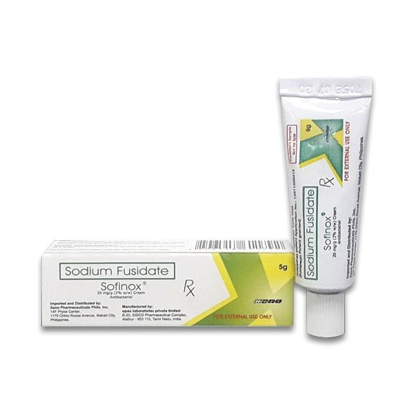 SOFINOX Sodium Fusidate 2.0% Cream 5g price in the Philippines | MedsGo ...